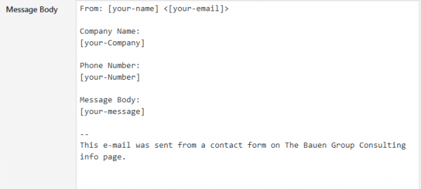 Setup Contact Form 7 Email Notifications