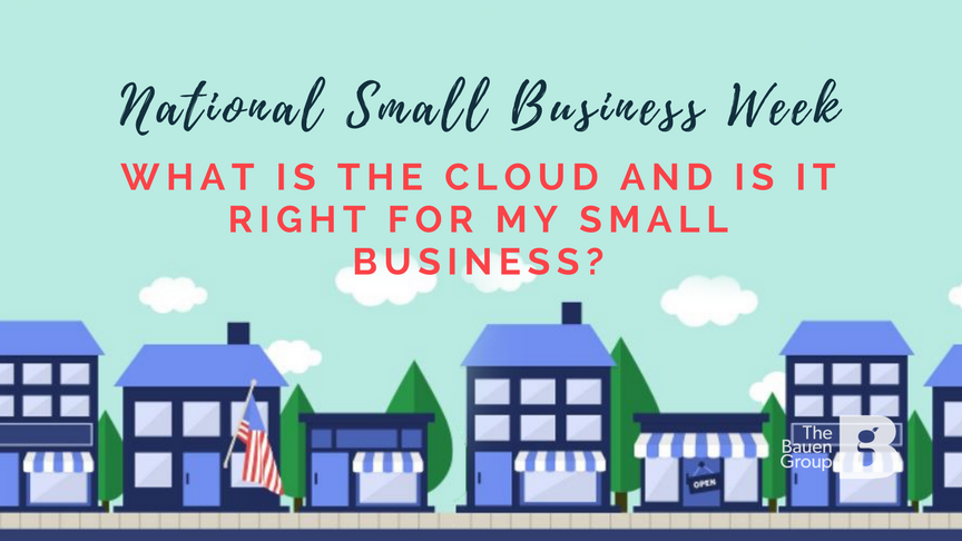Small business week - should your small business use the cloud illustration